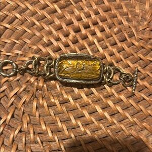 Stephen Dweck Gold Bracelet with Intricate Design